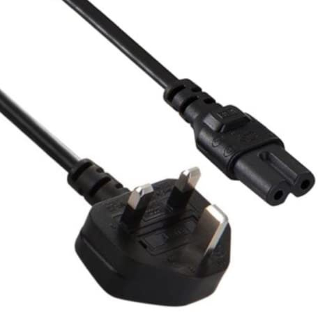 2 Pin Mains Power Lead Fig Figure 8 Cable Compatible with Elna Sewing Machines Charger UK Wall Cord 1.8M