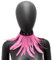 MoreChioce Gothic Federkragen Halsband, Natürlichen Feder Halsband Federboa Choker Kragen Halloween Schal Cape für Frauen und Mädchen Party Glamour Kostüm Party,Rosa