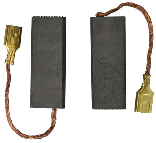 vhbw 2X Kohlebürste 29,1 x 10,9 x 5,8 mm kompatibel mit Stihl FSE 81 Elektrowerkzeug, Heckenschere, Kantenschneider