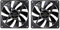 Ptdfjspt 2pcs Computer Case Fan 92mm 4-Pin PWM High Airflow Ultra-Thin Cooling Fan 1200-3000RPM Cascadable FDB Bearing Fan