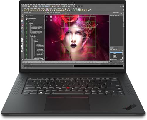 Lenovo ThinkPad P1 Gen 4 16” QHD+(2560x1600), i7-11850H, Nvidia RTX A3000, 2TB PCIe Gen 4.0x4 NVMe, 32GB DDR4, vPro, FPR, SD Card Reader, WIFI 6E & BT 5.3, UK Backlit Keys, Windows 11 Pro (Renewed)