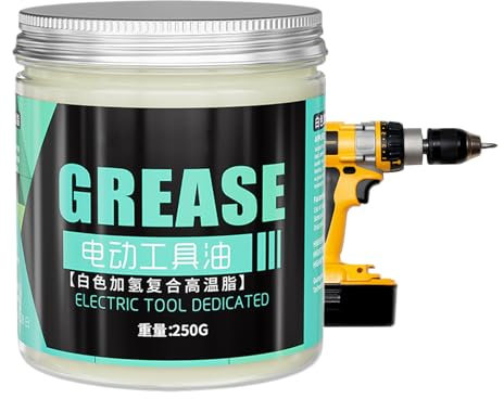 Tyinerc Dielektrisches Fett Zündkerze,250g Hitzebeständiges Marinefett | Automobilschmiermittel für Verbinder, Kabel, Draht, Lager, Motor, Stecker, Gelenk, Achse, Schaltung, Motorrad, Auto und Audio