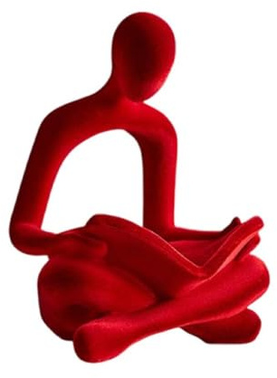 Osmond Abstract Art Sculpture Decor Reader Flock Figurine Modern Sculpture Arts & Crafts C