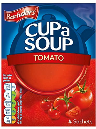 Batchelors Cup a Soup Tomato 4 Sachets 93 g (Pack of 9)