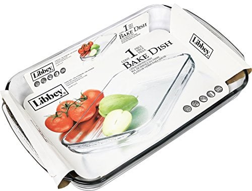 Libbey Glass Oblong Baking Dish, Clear (9 inches x13)