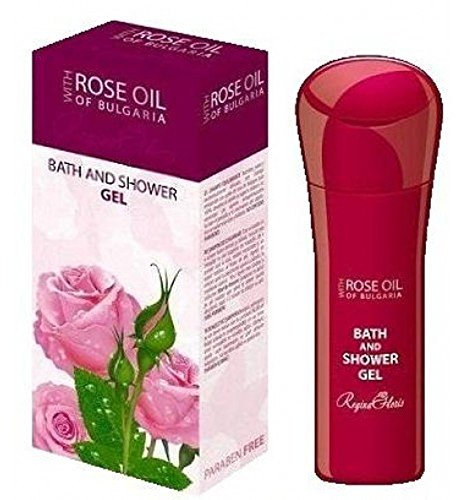 Regina Floris Bade- und Duschgel mit 100% bulgarischem Rosenöl 230ml
