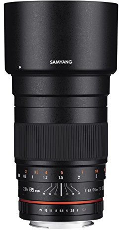 Samyang Téléobjectif 135 mm f/2.0 Ed UMC pour appareils Photo Reflex numériques Pentax