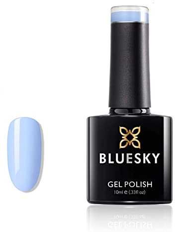 Bluesky BLUE Light Baby Blue 80596 Creekside Pastel BLUE Nail Gel Polish UV LED Soak Off 10ml