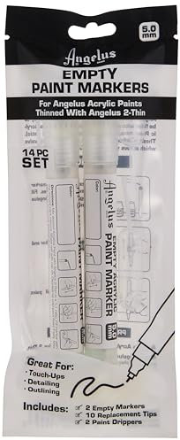 Angelus Lackmarker Set leer 5mm klar