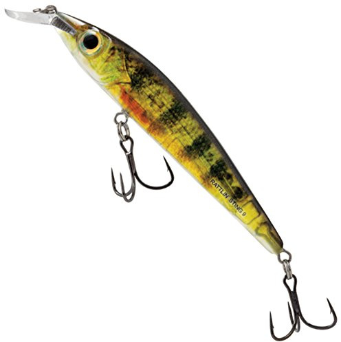 Salmo Rattlin Sting Suspending 9cm 11g - Wobbler, Salmo Farben:Real Yellow Perch