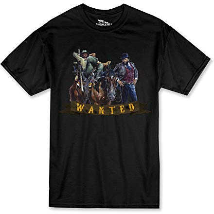 Terence Hill Maglietta Bud Spencer Wanted - Quattro muffe per una Halleluja (nero) - Renato Casaro Edition