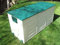 groundlevel.co.uk Weatherproof easy move XL garden storage box - Green Lid