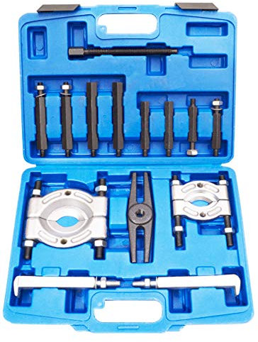 JOMAFA - EXTRACTOR DE RODAMIENTOS, COJINETES, POLEAS, ENGRANAJES Y PIÑONES CON 2 GUILLOTINAS, 14 PIEZAS. Extractor de guillotona con garras interior - exterior