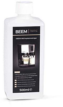 BEEM Milchsystem Reiniger | zur Reinigung von Milchsystem/-düsen bei Kaffeevollautomaten und Espressomaschinen | gründliche Entfernung von Milchablagerungen [500 ml]