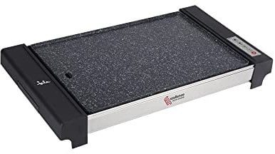 Jata GR3000 Plancha de Cocina Electrónica con 4 temperaturas, Antiadherente, 2700 W, Resistencia en forma M, Medidas 48 x 32 cm, Fabricada en España, Fácil limpieza, Bandeja recogesalsas