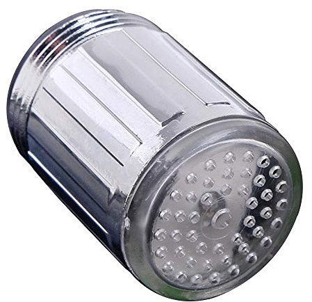 Glow Light-up LED rubinetto doccia, luminoso ugello testa W/luce blu