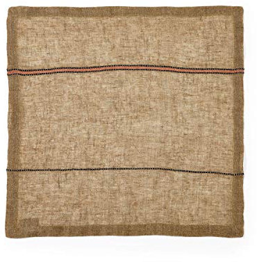 Libeco Home - Marie Leinen Servietten 42x42 cm (6-er Set) Bronze Stripe