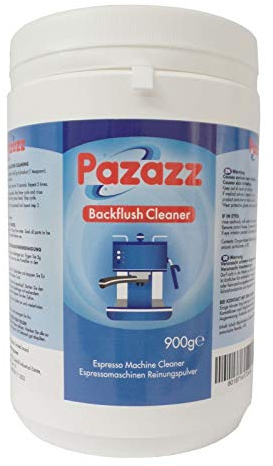 PAZAZZ Coffee Residue Remover – Backflush Cleaning Powder for Espresso Machine Group Head & Portafilter – Deep Cleaner for Professional Results – Pack of 3