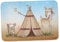Sunnywall Bettvorleger mit individuellem Text - Badematte Badteppich Badvorleger Kinderzimmer 59 x 40 (64 Bär-REH)