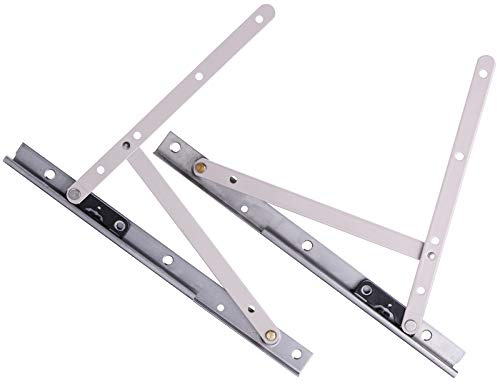 Flügelfensterscharnier, verdecktes Scharnier, 25,4 cm, Edelstahl (1 Paar)
