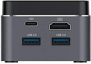 KINGDEL Mini Computer Celeron Processor J4125, 8GB DDR4 RAM 256GB SSD, 4 Cores 4 Threads, 4MB In'tel Cache, UHD Graphics 600 Support 4K, 1xMicroSD 2xUSB3.0 1xHD 1xUSB-C