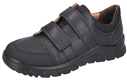 RICOSTA Jungen Stiefel JOHNO, Kinder Halbschuhe, Weite: Mittel, lose Einlage, Turnschuhe, Laufschuhe, Booties, Schnellverschluss, schwarz (090), 39 EU