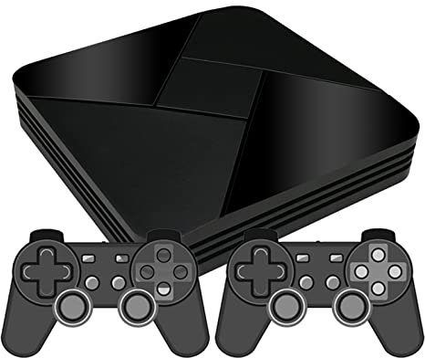 Lihuzmd Console per Videogiochi 4K Android TV Box 30000+ Retro Classic Family Games Player Computer Dual System Controller Classic Games Box,128G