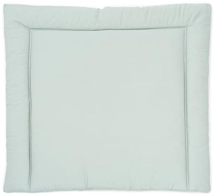 bionik by BioKinder® Wickelauflage Wickelunterlage Wickeltischauflage aus Baumwolle und recycelter Polyestervliesfüllung im Baumwollbeutel, waschbar 80 x 75 x 4 cm | Pine green