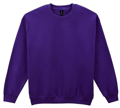 Gildan Heavy Blendâ Crewneck Sweatshirt Sweatshirt Purple, XL Unisex Erwachsene, Violett, XL