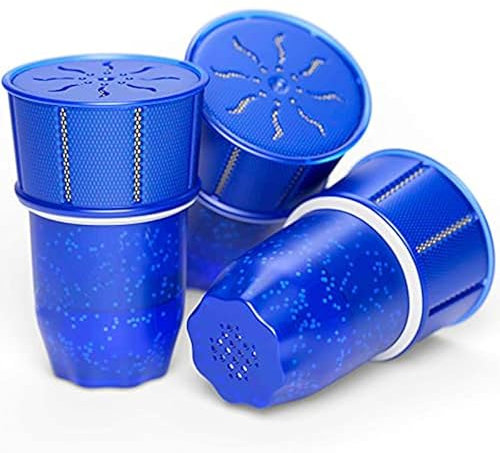 Ecode® Cartuccia filtro per acqua, confezione da 3 filtri per dispositivo Fresh Filter Tower, riduce PFAS, calcare, cloro, alcune impurità e metalli indicatore temporale
