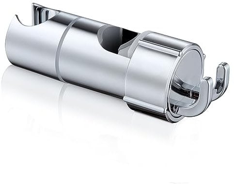 DIKER Handbrause Halterung Universal, Brausehalter Verstellbar Duschhalterung, Drehbar Dusche Handbrause Halterung Brause, Brausehalter für Slide (16-27mm)