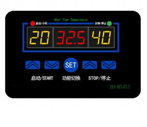 12V/220V Temperature Controller Programmable Thermostat Temperature Controller XH-W1411(220V)