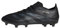adidas Predator League Football Boots Firm Ground, Botas de fútbol Unisex Adulto, Core Black/Carbon/Gold Metallic, 43 1/3 EU
