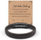 CheersLife Geschenke Für Männer - Lederarmband Herren, Ich Liebe Dich Geschenk Für Ihn, Partner Geschenk Für Ehemann Mann, Valentinstag