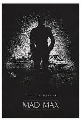 Jdekaec Klassisches Filmposter Mad Max auf Leinwand, Schlafzimmer-Dekor, Sportlandschaft, Büro, Raumdekoration, Geschenk, ungerahmt, 30 x 45 cm