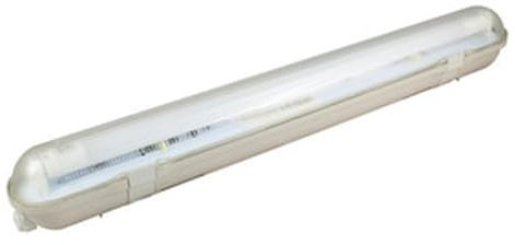 Pantallas LED estancas, alta resistencia, protección IP65, luz uniforme, aptas para exteriores, uso industrial y comercial.