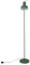 TEKLED® LED Floor Lamp | Minimalist Adjustable Rotatable Lampshade with Wooden Accent | Replaceable E27 Edison Screw Bulb Holder | for Home Living Room Bedroom Reading Corners Workspaces - Sea Green