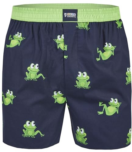 Happy Shorts X Herren Boxershorts, Boxer und Shorts mit Suspense, Farbe:Design 09, Grösse:S