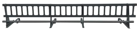 Schneefanggitter-Set für Photovoltaik (2,0 m) – Komplettsystem inkl. Rohr & Stützen – 320 kg/m Traglast – Made in Germany – Einfache Klemm-Montage ohne Bohren – Verzinkter Stahl (Anthrazit)