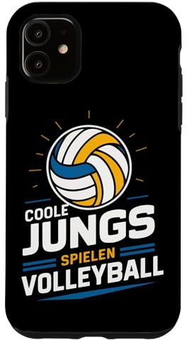 Volleyball Coole Jungs spielen Volleyball Hülle für iPhone 11