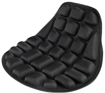 POIBNZ Motorrad Sitzkissen für Piaggio Zip 2005-2023, Atmungsaktive Stoßdämpfung Motorrad Sitzpolster, Weiches Bequem Motorrad Sitzbank Kissen Anti-Rutsch Sitzschutz