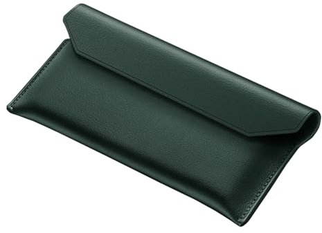 HAMEXLN Echtes Leder Hülle für Vertu METAVERTU, Luxus Brieftasche Handyhülle mit Kartenfächern Vollständige Abdeckung Stoßfeste Schutzhülle,Grün,METAVERTU