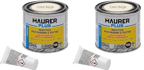 Masilla Para Marmol Color Beige 150 ml. (Paquete de 2)