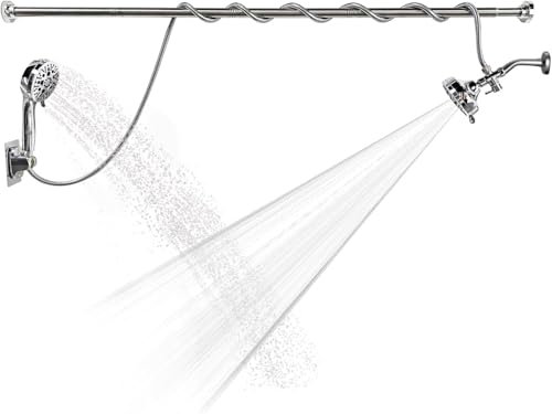 Douche, double pommeau de douche pour couples, pommeau de douche tandem, douches pour salles de bains