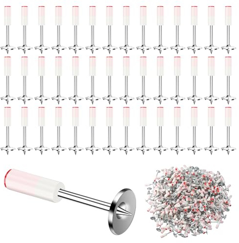 Pack of 100 Round Nails for Nail Gun, 7.3 mm Mini Bolt Gun Nails, Hardened Steel Nails, Penetrating Concrete Nails for Ceilings, Walls, Wood Panels