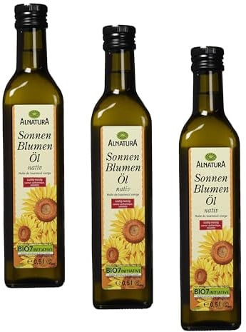 Alnatura Bio Sonnenblumenöl, 3er Pack (1 x 500 ml)