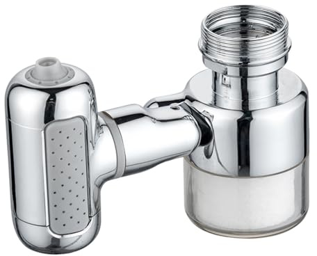 Filtre De Robinet D'eau – 3,35 X 2,36 Pouces, Filtre De Robinetrotatif À 360 Degrés, Installation Rapide Réglable, Purificateur DeRobinet | Système De Filtration D'eau De Robinet De Salle De Bains D
