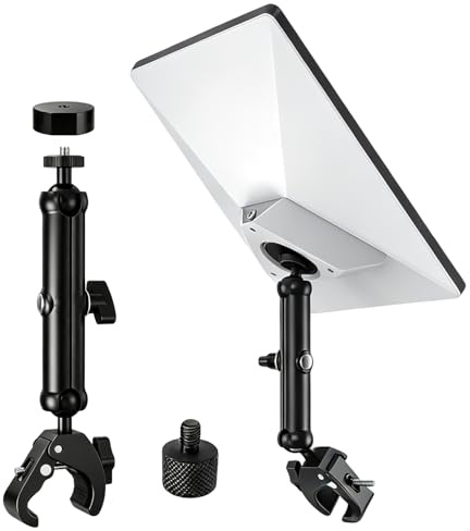 Starlink 2025 - Mini supporto per treppiede, asta in alluminio, con filettatura da 1/4 -20 e 3/8 -16, supporto portatile regolabile a 360°, Starlink Mini accessori per campeggio, balcone, camper