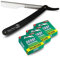 Cut Throat Shaving Set for Barbers Derby Professional Single Edge Razor Blades and Shaving Factory Straight Razor
