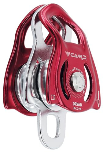 C.A.M.P. Unisex-Adult Dryad-Seilrolle, Rot/Silber, Einheitsgröße